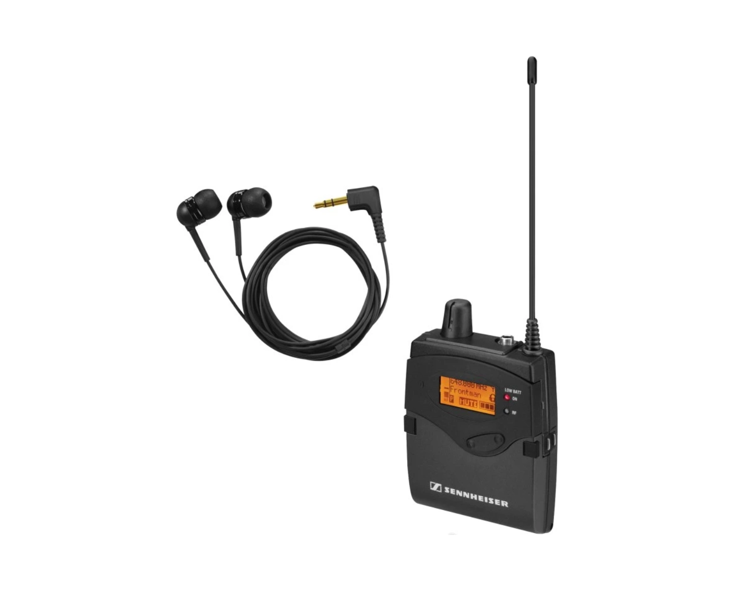 Sennheiser EK2000 professional wireless pocket receiver for IEM and IFB systems, featuring robust metal housing and adaptive diversity for reliable on-set monitoring in Italy.