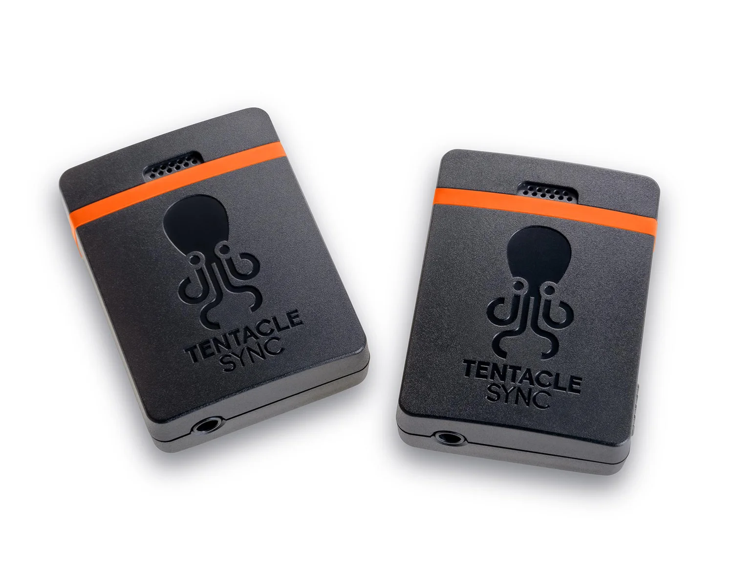 Tentacle Sync E professional wireless timecode generator with Bluetooth connectivity for seamless camera and audio recorder synchronization on film sets in Italy.